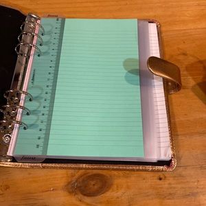 Rose Gold Filofax A5